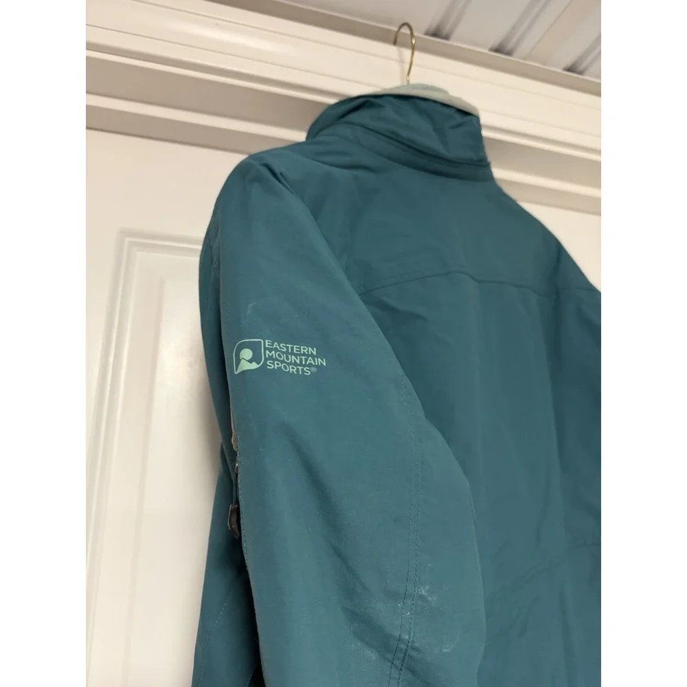 Eastern Mountain Sports, Women's 2 In 1‎ Teal Ski Jacket/Parka, Size Medium